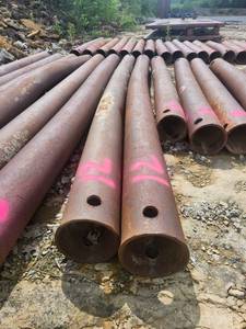 lot 15421 image: 12ft Steel Shoring Box Struts - Set of 7