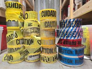 lot 20619 image: Construction Safety Warning Tape Collection