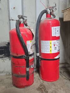 lot 20629 image: Commercial Dry Chemical Fire Extinguisher - Set of 2