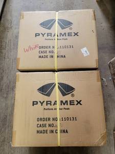 lot 20644 image: Pyramex Hard Hat White Slip Ratchet Style HP16 Case of 32 Units