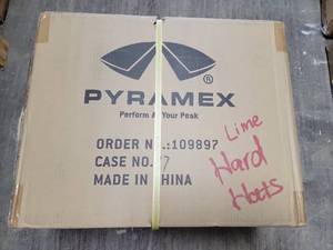 lot 20647 image: Pyramex SL Cap Style Safety Hard Hats Hi-Vis Lime - Case of 16