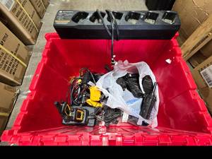 lot 20660 image: Two-Way Radio Communication Set with Charging Station and Accessories