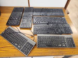 lot 22212 image: Mixed Lot of USB Wired Computer Keyboards