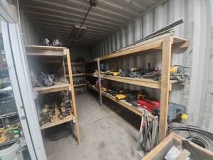 lot 22254 image: Wooden Shelving Units