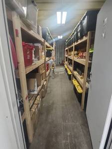 lot 22255 image: Wooden Shelving Units