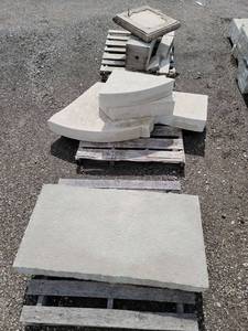 lot 25254 image: 3 Pallet Bulk Lot Natural Stone Architectural Elements