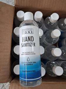 lot 4 image: Defense Zone Hand Sanitizer Bulk Case 12oz Bottles
