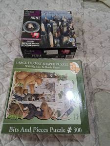 lot 67 image: Mixed Jigsaw Puzzle Bundle - 300 and 1000 Piece Sets
