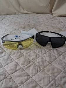 lot 99 image: Paleshy Sport Safety Glasses Set with Yellow and Dark Lenses