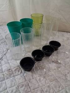 lot 127 image: Mixed Drinkware Collection - Tumblers, Bowls and Glasses
