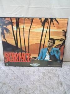 lot 168 image: Scarface Movie Poster Tony Montana with Palm Trees