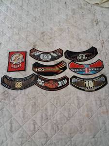 lot 188 image: Harley Davidson Motorcycle Embroidered Patches Collection
