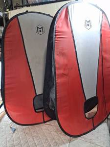 lot 199 image: Corn hole covers.