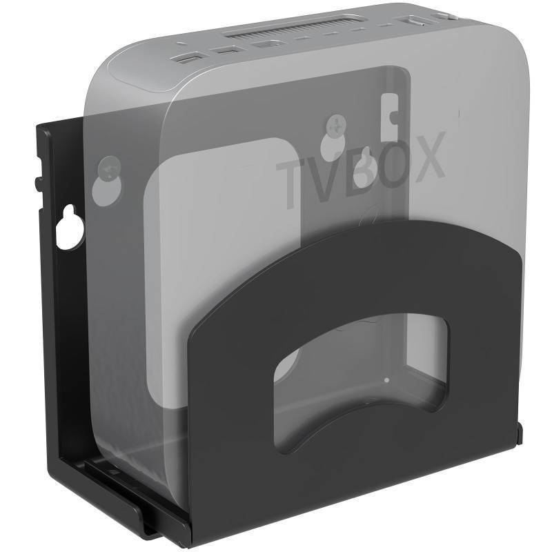 lot 1135 image: IRONDIY Cable Box Mount,Adjustable Wall Mount Holder for Small and Narrow Devices Like Cable Boxes,DVD Players,Modems,Streaming Media Devices and Other Media Players&nbsp