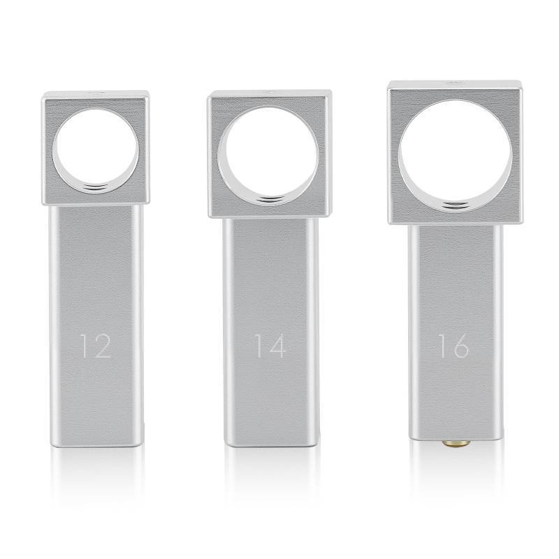 lot 1236 image: NEWTRY Locs Maker Attachments 3-Piece Set of Replacement Heads for Dreadlocks Machine Multiple Sizes 121416mm (0.470.550.63in)&nbsp