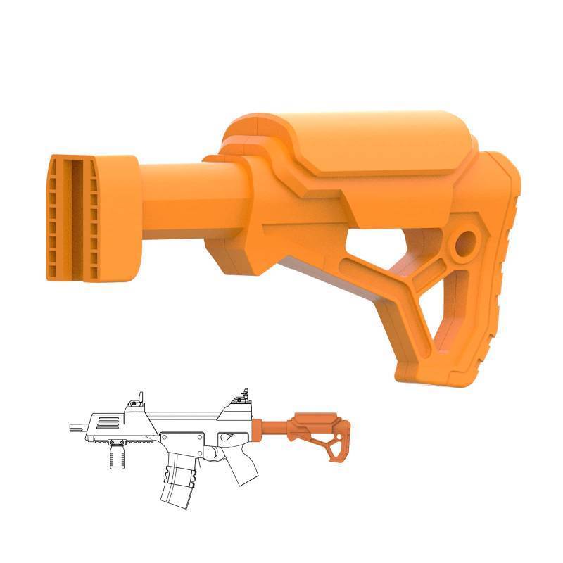 lot 1261 image: FXT WORKS Accessories Compatible with SRB400, SRB400-SUB, SRB1200, SRB375M Water Bead Blaster Gun (Orange)&nbsp&nbsp