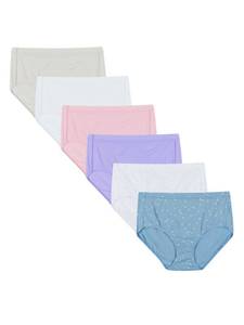 lot 2303 image: Hanes Womens Pure Comfort Briefs 6-Pack, 3XL - Retail $16