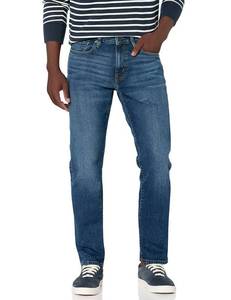 lot 2312 image: Amazon Essentials Mens Athletic-Fit Stretch Jeans - Discontinued Colors, Vintage Wash, 29W x 28L - Retail $26