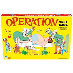 lot 2324 image: Hasbro Gaming Operation Electronic Board Game, Family Games for Kids Ages 6, Kids Board Games for 1 Players, Funny Games for Kids, Easter Gifts for Boys and Girls (Amazon Exclusive) - Retail $20