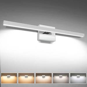 lot 2410 image: VOLISUN Modern Bathroom Vanity Light 23.6 inch, 14W Dimmable 5CCT Led Bathroom Light Fixture Over Mirror, Chrome Bar Wall Lights for Bathrooms Mirror Cabinets Bedroom-ETL Certificated - Retail $64