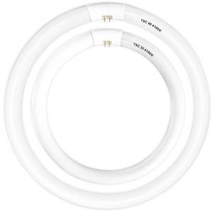 lot 2440 image: Celiwace FC16T9CW 40 Watt and FC12T9CW 32W Set Cool White, 16 T9 40 Watt Circline Light Bulbs, 12 inch 32W Circular Fluorescent Tube, Round Fluorescent Bulb CRI 82, 4100K, 5300 Lumen G10q - Retail $36