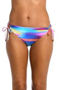 lot 2459 image: La Blanca Womens Side Tie Hipster Swimsuit Bottom, MultiSunset Shores, 8 - Retail $40
