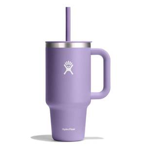 lot 2460 image: Hydro Flask 32oz All Around Travel Straw Tumbler - Moonshadow Vacuum-Insulated, BPA-Free - Retail $35