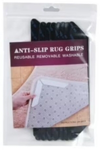 lot 2464 image: Anti-Slip Rug Grips Pads Set - Retail $5