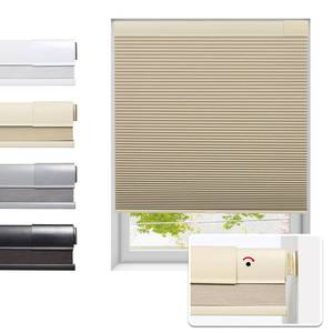 lot 2477 image: Tonature No Drill Cellular Shades for Indoor Windows, Thermal Insulating & Noise Reducing Honeycomb Blinds, Free Stop Cordless Blackout Shades, White,28 W x 80 H - Retail $42