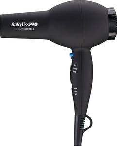 lot 1350 image: BaBylissPRO Ceramix Xtreme Hair Dryer, 2000-Watt Professional Blow Dryer with Concentrator Nozzle, 6 HeatSpeed Settings, For All Hair Types - Retail $95