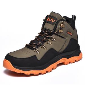 AUVYI Waterproof Steel Toe Work Boots for Men - Wide Toe Comfortable Non Slip Safety Shoes Durable Leather Industrial & Construction Boots9.5