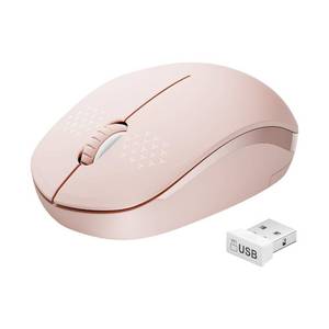lot 2352 image: seenda Wireless Mouse for Laptop, 2.4G Noiseless Mouse with USB Receiver - Optical Tracking Portable Computer Mice for Chromebook, PC, Tablet, Windows System, 24 Months Battery Life - Pink