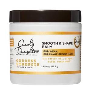 lot 2370 image: Carols Daughter Goddess Strength Smooth and Shape Hair Balm, Hair Cream for Weak, Breakage-Prone Split Ends, 5.5 Fl Oz