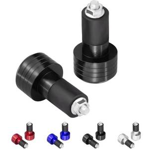 lot 2393 image: Amavoler 22mm Motorcycle Handlebar Hand Grip End Cap, End Slider Cap Plug Aftermarket Parts Universal Fit for 78 Inch Bike Motorcycle Hand Bar Grips.2Pcs.