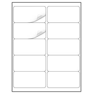 lot 2425 image: Methdic Address Labels 1 x 2-58 900 Labels Sticker Paper for LaserInk Jet Printer Mailing Labels 8.5x11 White 30 per Sheet