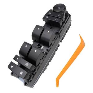 lot 2453 image: Flecto Master Power Window Switch Driver Side with Door Lock Compatible with 2011-2013 Chevy Silverado, Replace# 20835553, 20835553AD