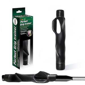 lot 2462 image: Golf Grip Trainer, Golf Training Grip, Golf Club Grips, Grip Trainer, Golf Grip, Attachment For Improved Hand Positioning On Golf Club (All Black)