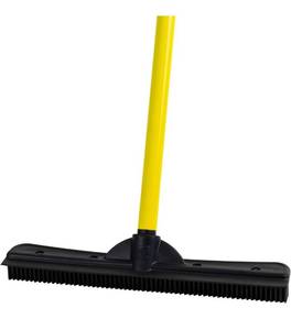 lot 2465 image: Pet Hair Removal Rubber Broom, 58 Telescopic Handle