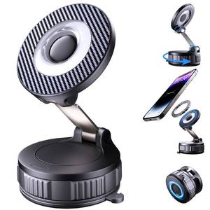 lot 2473 image: Vacuum Magsafe Car Phone Holder 120 LB Strongest Suction &amp 3000gf Strongest Magnetic 360° Adjustable Magnetic Car Phone Mount, Phone Holders for Your Car for iPhone 17 Pro Max 16 15 14 13 12 Plus