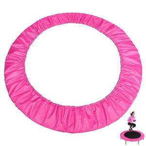 lot 2500 image: Mini Trampoline Spring Cover 36 Inch 6 Hole Small Trampoline Pad Replacement 3 Layers Thickened & Widened, 800D Tear-Resistant Oxford Cloth, fit Indoor Trampoline for Toddlers,Pink,91cm(36inch)