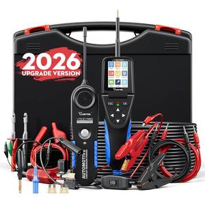 lot 2524 image: VDIAGTOOL V500 Pro Automotive Circuit Tester, Power Circuit Probe Tester Breaker Finder Tool, 930V Electrical Open Short Circuit Finder, MultimeterOscilloscopeRelayInjector Test