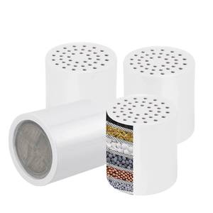 lot 2542 image: NearMoon 15 - Stage Replacement Cartridge Universal High Output Shower Filter with VC, Reduce Hard Water, Heavy Metal Impurity, Improve Skin & Hair, Fit Any Similar Filter (4 pack)