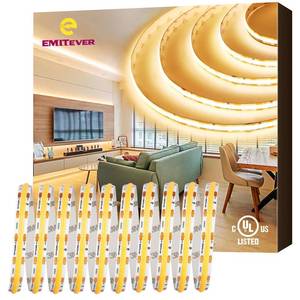 lot 2569 image: EMITEVER COB LED Strip Lights Warm White, 3000K Tape Light 25ft Premium High Density, DC 24V, 300Lumensft, 3600LEDsSpool, Ra 90, 3Wft, UL Listed (Power Supply Sold Separately)