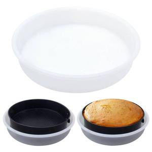 lot 2601 image: MingQiEven Springform Pans, Cheesecake Pan Protector, Springform Pans Accessories,Prevent Water From Entering the Cake Plate, Compatible With 10 -inch Round Cake Plates