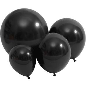 lot 2646 image: Latex Balloons, 100-Pack Different Sizes 18 12 10 5 Inch Party Balloon Garland Kit (Black)
