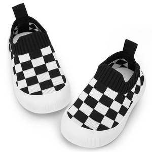 lot 2670 image: BACSAC Baby Shoes Toddler Shoes Boys Girls Infant Sock Shoes Lightweight Breathable Walking Baby Shoes 6-36 Months Black,9-12 Months