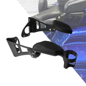 lot 2691 image: HDBUBALUS Passenger Armrests with Cup Holder Adjustable Armrest Fit for Harley Touring Electra Glides Road Glide Ultra Tri Glide 2014-2023 Black