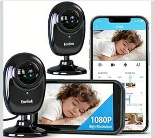 lot 2712 image: No WiFi Baby Monitor, 2 Cameras 1080P High Definition Screen, Baby Monitor with Camera and Audio, Night Vision, 2-Way Talk, VOX, 5 Lullabies, 1200ft Long Range 2.8 LCD Display for Home Use