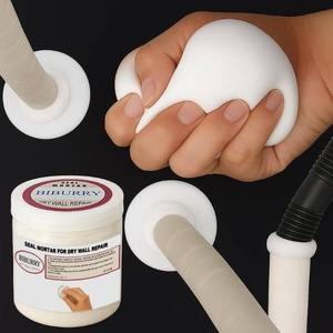 lot 2713 image: 8 oz Sealing Putty Perfect for Big Gaps &amp Holes Waterproof Moldable Hole &amp Gap Filler for AC Pipe Holes, Cable Openings and Plumbing Gaps