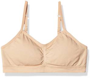 lot 2752 image: Maidenform Girl Slim Seamfree Ruched Crop Bra, Big Girls,NUDE, 2XL